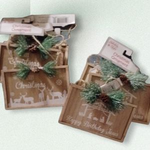 Wooden Christmas Ornaments